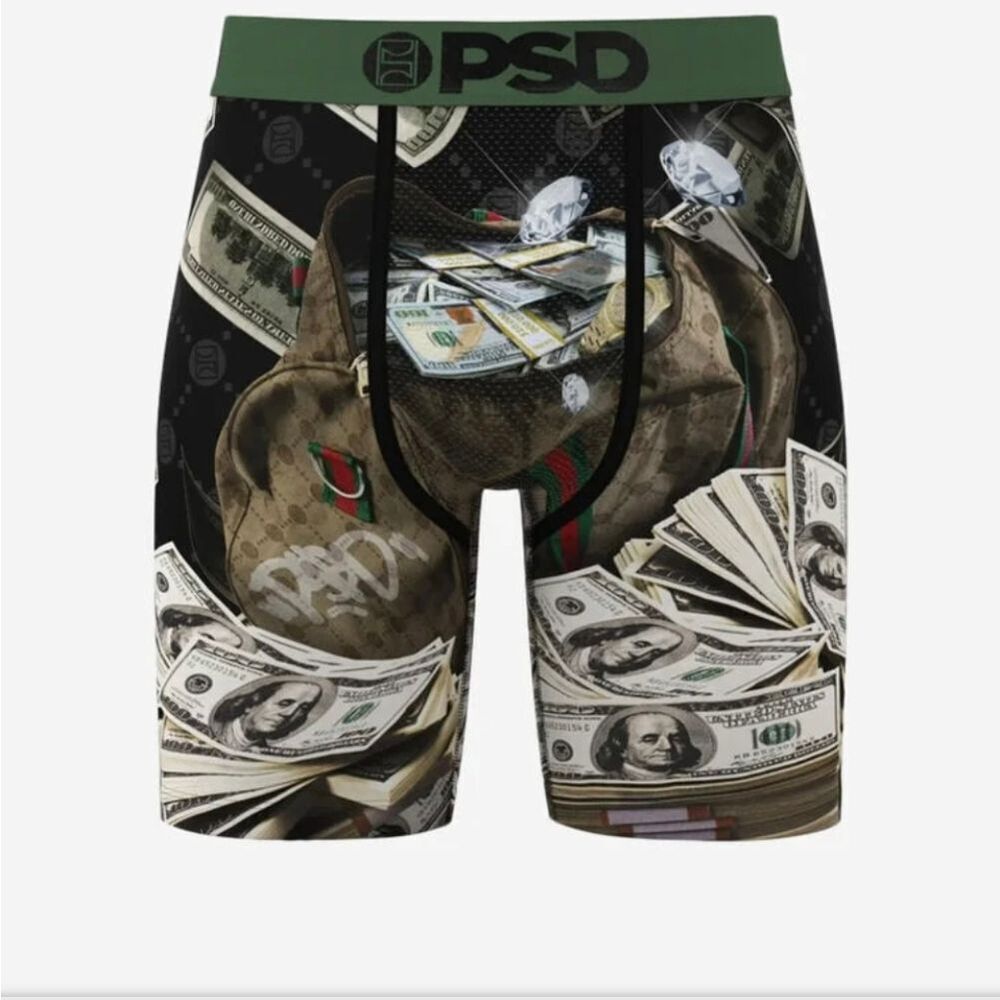 PSD Mens Boxer Brief- Underwear- Catch A Bag Monry These Size XL New